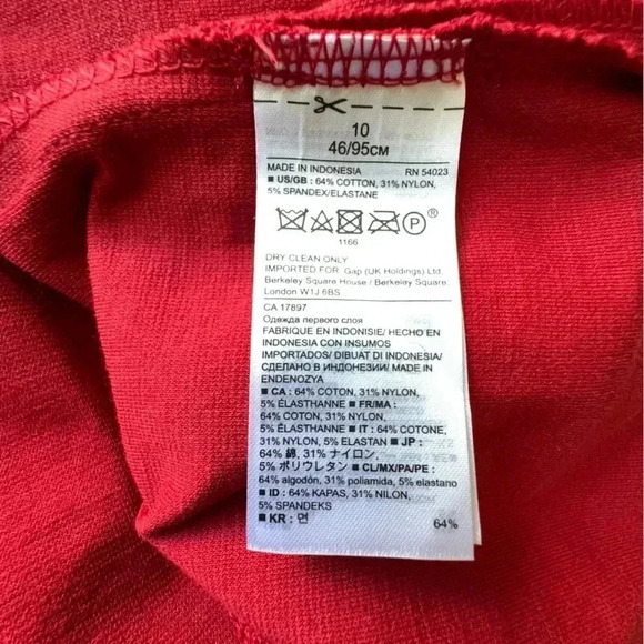 BANANA REPUBLIC | NWOT | SLEEVELESS PONTE KNIT FLOUNCE HEM DRESS | SIZE: 10 - Picture 7 of 8